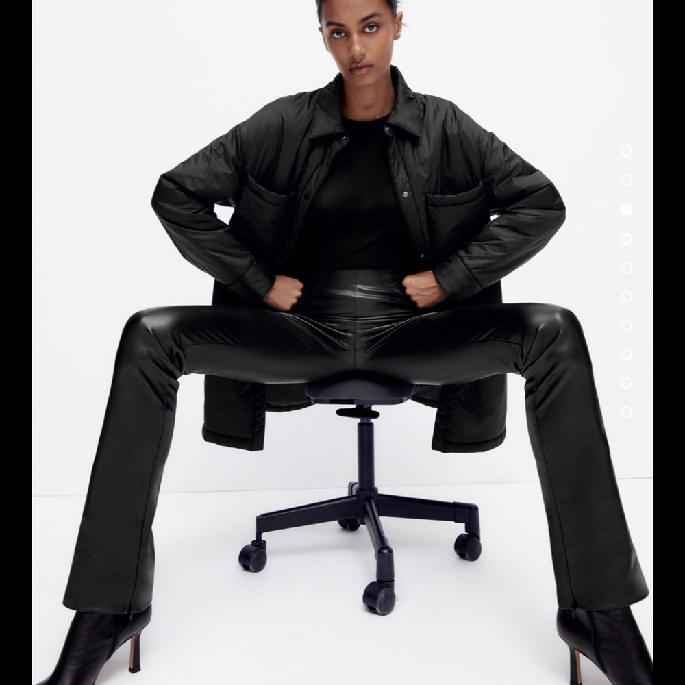 Zara Oversized WATER REPELLENT OVERSHIRT SHACKET - Picture 3 of 4